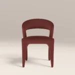 Aisa Velvet Dining Chair - Image 2