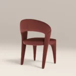 Aisa Velvet Dining Chair - Image 4