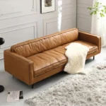 Velvet Yellow Sofa - Image 3