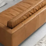 Velvet Yellow Sofa - Image 4