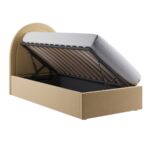 Butter Yellow Single Side-Lift Ottoman Bed - Image 5