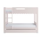 Pink Scalloped Triple Sleeper Bunk Bed with Trundle - Image 7