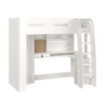 GiggleNest High Sleeper Loft Bed with Desk and Wardrobe - Image 9