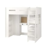 GiggleNest High Sleeper Loft Bed with Desk and Wardrobe - Image 10