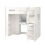 GiggleNest High Sleeper Loft Bed with Desk and Wardrobe - Image 12