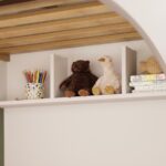 Melody White Bunk Bed with Stairs and Storage - Image 7