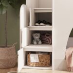 Melody White Bunk Bed with Stairs and Storage - Image 10
