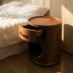 Meow Pet-Friendly Nightstand With Drawer - Image 2