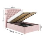 MiniMeadow Pink Ottoman Bed - Image 6