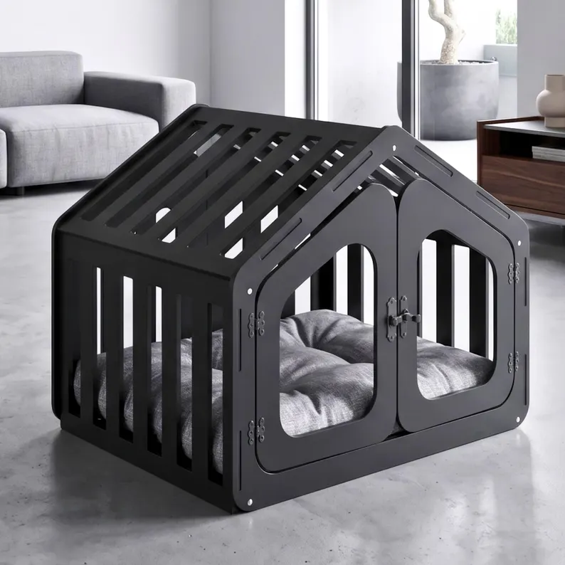 Modern Wooden Dog House