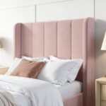 Pink Velvet Single Bed with Storage Drawer - Image 5