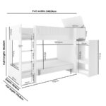 Roblox Bunk Bed with Storage and Wardrobe - Image 8