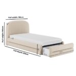 TeddyHug Single Bed with Storage Drawer - Image 7