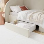 TurboTots Kids Single Bed with Storage Drawer - Image 4