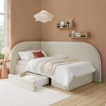TurboTots Kids Single Bed with Storage Drawer - Image 3