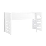 White Mid Sleeper Cabin Bed with Den - Image 6