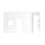 White Mid Sleeper Cabin Bed with Den - Image 7