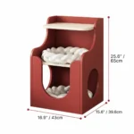 Paws Pet-Friendly Nightstand with Open Storage - Image 9