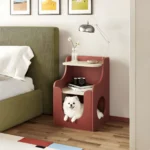 Paws Pet-Friendly Nightstand with Open Storage