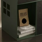 Sculptural Side Table Pet-Friendly Nightstand - Image 6