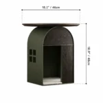 Sculptural Side Table Pet-Friendly Nightstand - Image 8