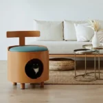 Solid Wood Cat Bed Stool - Image 8