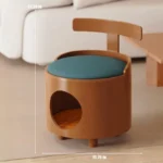 Solid Wood Cat Bed Stool - Image 10