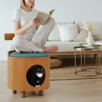 Solid Wood Cat Bed Stool - Image 11