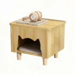 Cat‑Nap Solid Wood Cat Ottoman Side Table - Image 12