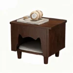 Cat‑Nap Solid Wood Cat Ottoman Side Table - Image 11