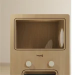 Solid Wood Two-Tier Cat House Side Table - Image 3