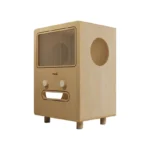 Solid Wood Two-Tier Cat House Side Table - Image 8