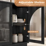 Arden Arch Glass Sideboard - Image 6