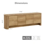 Aurelia Fluted TV Stand - Image 12