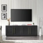 TV Cabinet with hidden storage and shelves