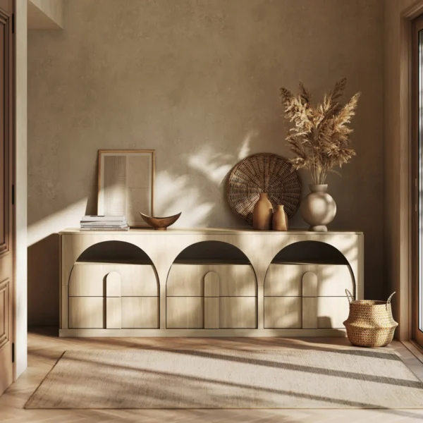 Arco Modern TV Cabinet with 6 drawers