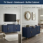 Monaco Fluted TV Cabinet - Image 10