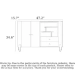Opulence Leather Sideboard Cabinet - Image 13