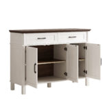 Whitmore Two-Tone White Sideboard Cabinet - Image 2