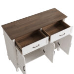 Whitmore Two-Tone White Sideboard Cabinet - Image 3