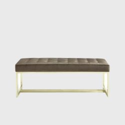 Golden Starline Ottoman Bench